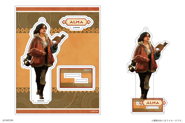 『モンハンワイルズ』アルマ、ジェマのアクリルフィギュアが‘登場！作中の武器アイコンも“メタルピンズ”に 画像