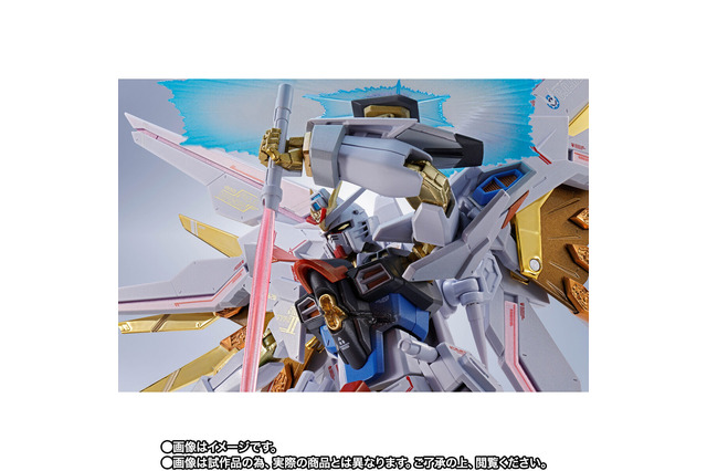 METAL ROBOT魂「マイティーストライクフリーダムガンダム 最終決戦Ver.」がいよいよ予約開始!ダメージ表現を新規造形、頭部横に置ける「ラクス」も付属 画像