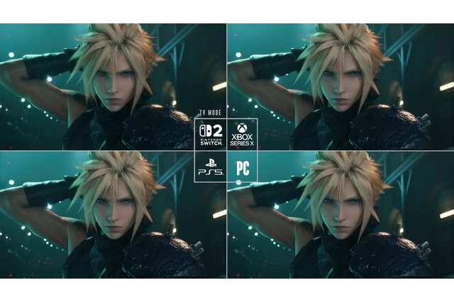 『FF7 リメイク』プラットフォーム別比較映像―スイッチ2/XSX|S/Windows版は2026年1月22日発売 画像