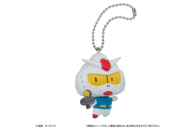 「RX-78-2 ガンダム」や「GQuuuuuuX」までコミカルな姿に！スイングマスコット全5種がガシャポンオンラインにて予約受付実施 画像