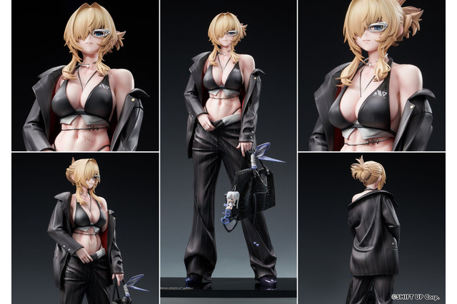 知的なスーツと肉体のギャップが美しい…『勝利の女神：NIKKE』より「グレイブ」がコスチューム“ビューティフル・ユー”姿で立体化 画像