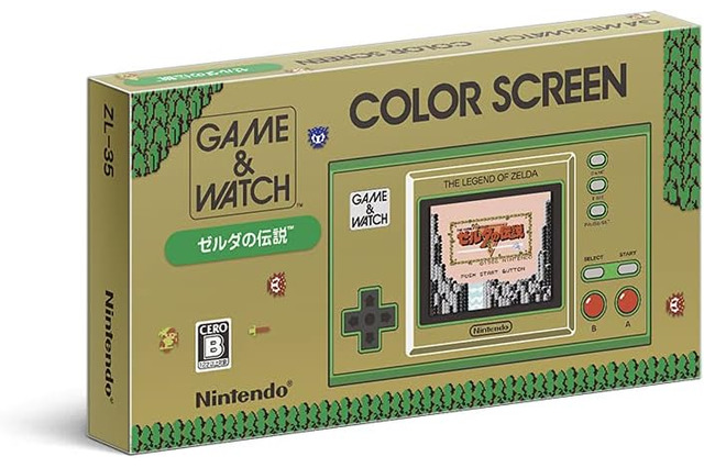 「ゼルダの伝説」35周年モデルがセール中！懐かしの3タイトルを収録した『ゲーム＆ウオッチ』が手のひらで甦る 画像