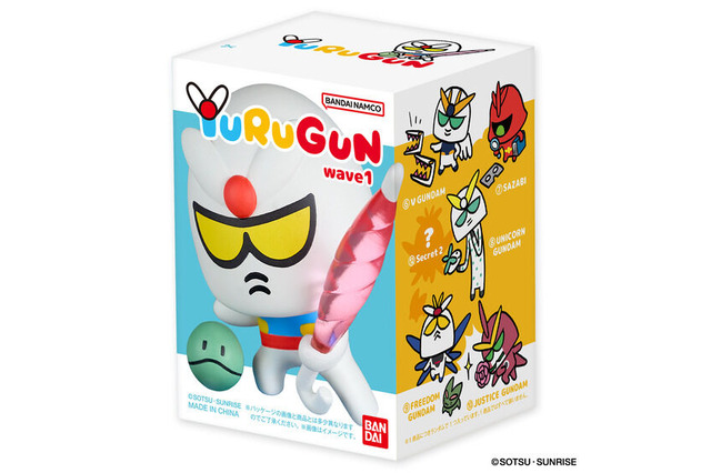 「ガンダム」MS全12種がユルい、かわいい新デザインでフィギュア化！「YURUGUN wave1」シュールなコメント入りミニカード付き 画像