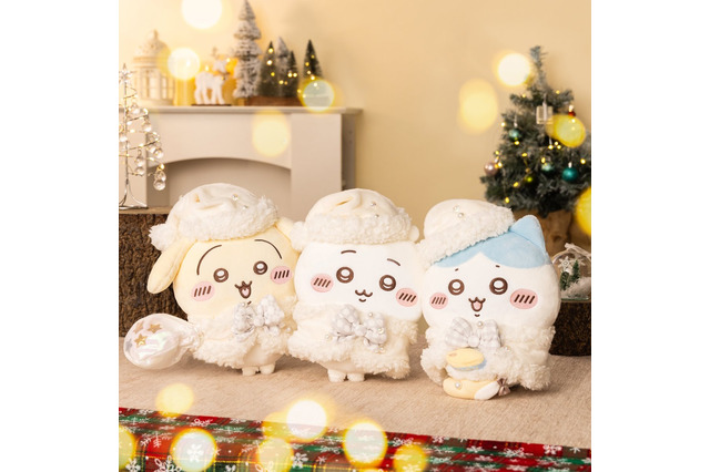 「ちいかわ」クリスマス風の「プレゼントフォーユーなぬいぐるみ」や、ラーメン豚のソフビフィギュアも！11月21日発売の新作グッズが一挙公開 画像