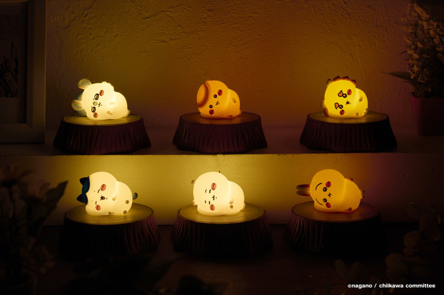 「ちいかわ」おやすみライトに新たな仲間が登場！きらきら可愛いステーショナリーシリーズなど、新商品が本日11月7日11時より発売 画像