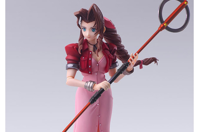 『FF7』エアリスを“原点の懐かしい姿”で再現！可動フィギュア「BRING ARTS ミスリルロッドVer.」予約開始 画像