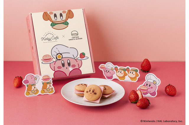 ふわふわ立体サガラ刺繡の「カービィ」が可愛い！キャプテンスイーツバーガーコラボトートバッグセットを期間限定販売 画像