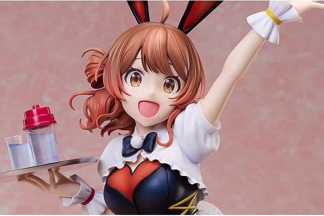 『学マス』公式描き下ろしバニー衣装の「花海佑芽」が1/4スケールフィギュア化！実布製の網タイツがリアルな存在感を演出 画像