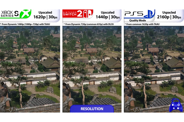 スイッチ2版『アサクリ シャドウズ』のfpsは安定してる？携帯モードではどんな感じ？PS5＆Xbox Sとの比較動画 画像