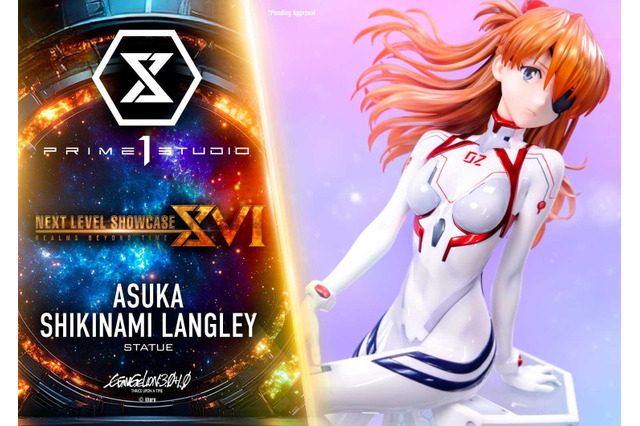 白いプラグスーツが映える！「シンエヴァ」より“式波・アスカ・ラングレー”が眼帯姿で1/4スケールスタチューに 画像