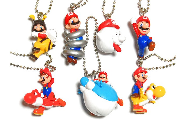 全7種全部マリオ!「スーパーマリオギャラクシー2 マスコットキーチェーン」・・・週刊マリオグッズコレクション第110回 画像