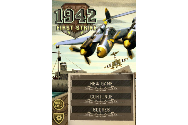 iPhone/iPod TouchにカプコンのSTG『1942 -FIRST STRIKE-』登場 画像