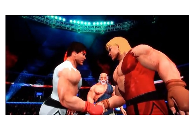 『Smackdown vs. Raw 2011』のエディット機能で『ストリートファイター』のキャラを再現！ 画像