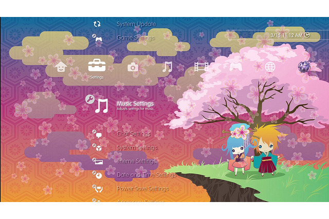 【東日本大地震】SCE、桜がテーマなPS3壁紙で義援金を募る 画像