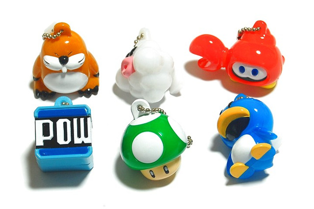 1UPキノコが、チョロプーが、光る！「NewスーパーマリオブラザーズWii ライトマスコットスイング4」・・・週刊マリオグッズコレクション第145回 画像