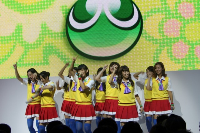 【TGS 2011】ぷよぷよアイドリング！！！がゲームショウ会場で熱唱、その様子をフォトレポート 画像