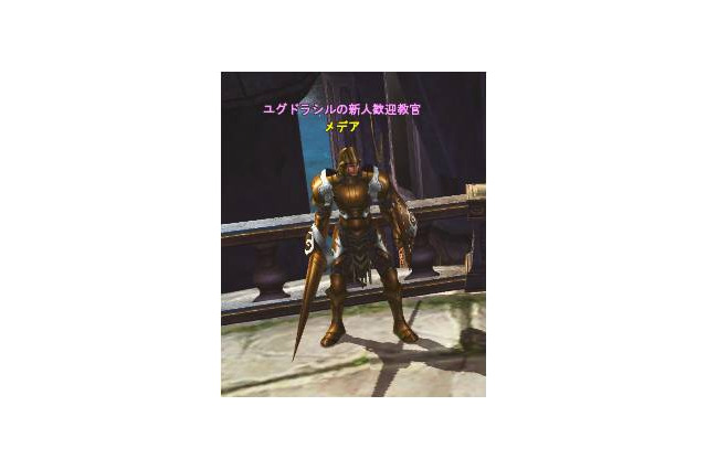 『ユグドラシル』CBT限定NPC「新人歓迎教官 メデア」からアイテムをもらおう！ 画像