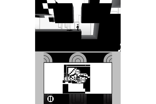 新感覚パズルアクションゲームが3DSに登場『SHIFTING WORLD 白と黒の迷宮』 画像