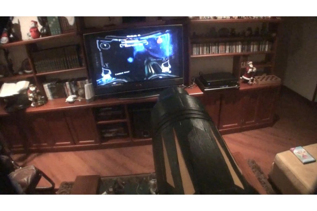 Wiiリモコンに『メトロイド』のアームキャノンを取り付けてしまったファンメイド作品 画像