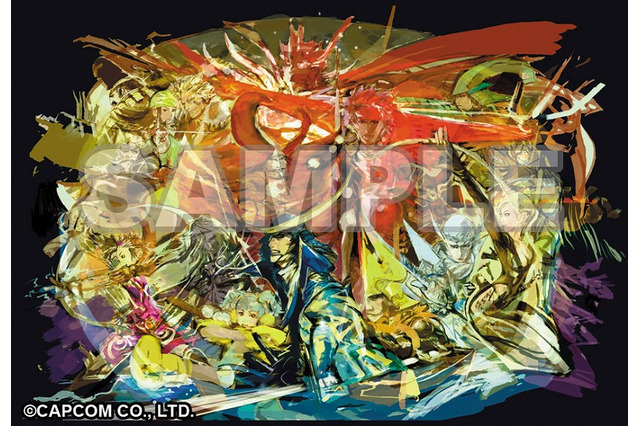 カプコンバー、『戦国BASARA』シリーズ歴代イラストを店内に展示 画像