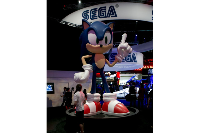 【E3 2012】巨大なソニックがお出迎え！セガブースをフォトレポート 画像
