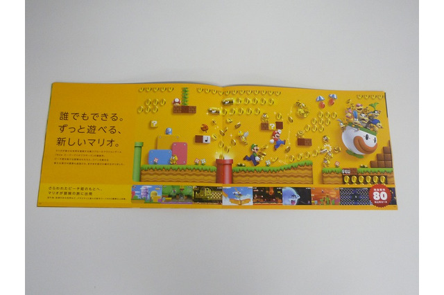 発売直前『New スーパーマリオブラザーズ2』のパンフレットをチェック 画像