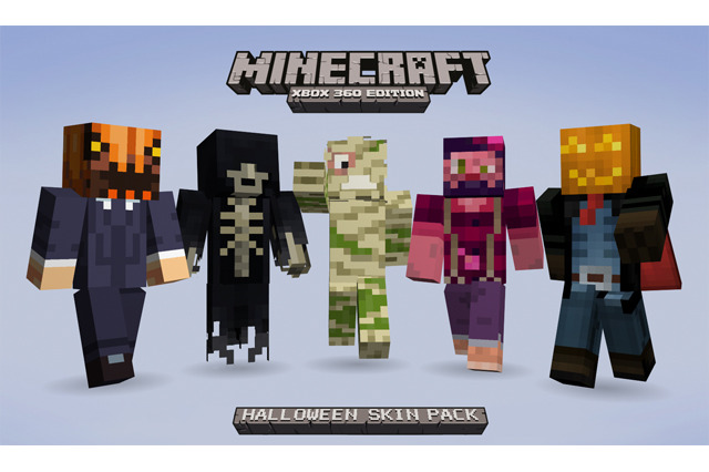 『Minecraft: Xbox 360 Edition』に「Halloween Skin Pack」近日配信、売り上げは全てチャリティーに 画像