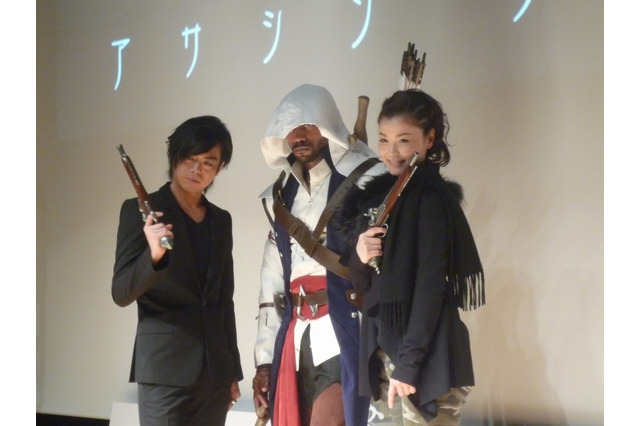 【UBIDAY2012】『アサシン クリード III』2人の主人公が生アフレコを披露 ― ダンテさんもゲスト登場 画像