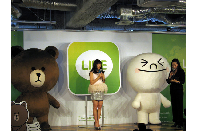 LINEは生活の一部、出演できて嬉しい・・・石原さとみが新CM発表会で語った思いとは(2) 画像