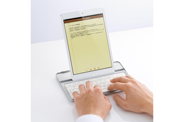 iPad mini向け、アルミ筐体のBluetoothキーボードケース発売 画像