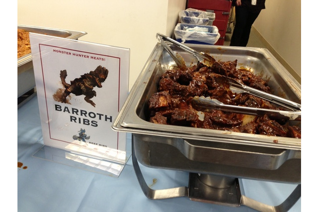 カプコンUSA『モンハン』講座開催 ― ビュッフェではジンオウガのBBQ風味などを提供 画像