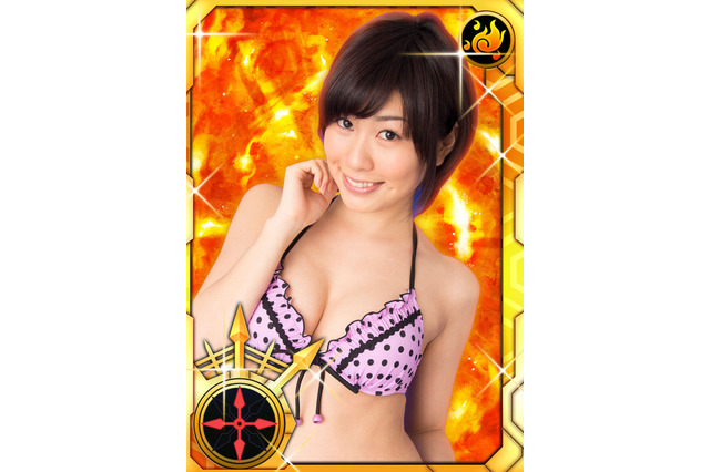 カプコン、パズルカードバトル『忍者アームズ』にスペシャルなグラビアアイドルが登場 画像