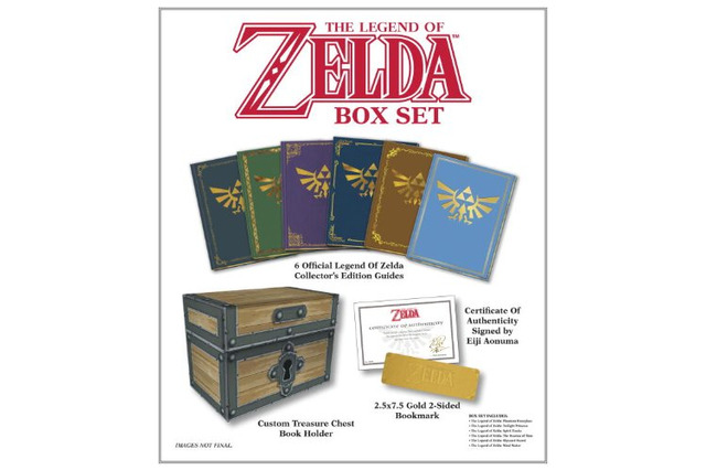 『ゼルダの伝説』攻略本6冊と宝箱ブックホルダーがセットになった限定ボックスセットが海外で発売 画像