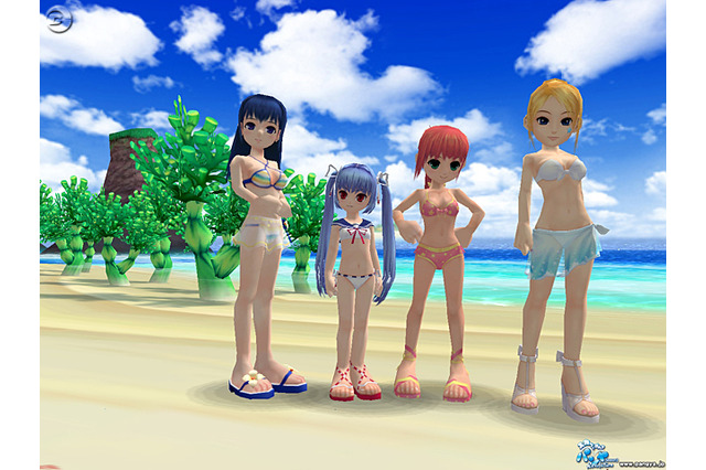 『パンヤ』4人の美少女に水着第2弾が登場 画像