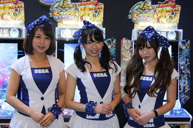【JAEPO 2014】会場を彩るコンパニオンのお姉さまをチェック「やっぱりゲーセンは、楽しい!」 画像