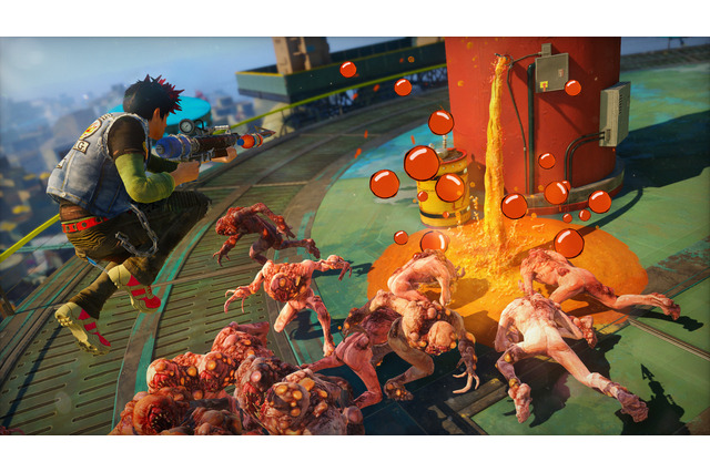 『サンセット オーバードライブ』ドリームキャスト時代を髣髴とさせるスクリーンショットとプレイ動画が公開 画像