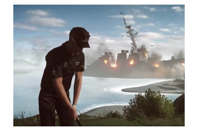【E3 2014】限界を超えるゴルフ体験、例えば戦場でも『PGA TOUR』E3トレイラー 画像