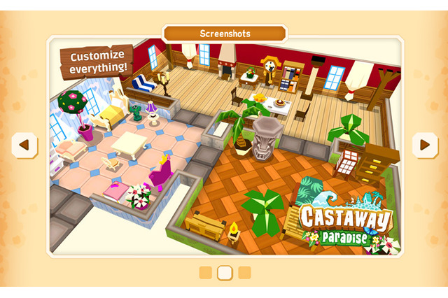 『どうぶつの森』インスパイアのiPadアプリ『Castaway Paradise』、開発者がWii U版リリースに意欲を見せる 画像