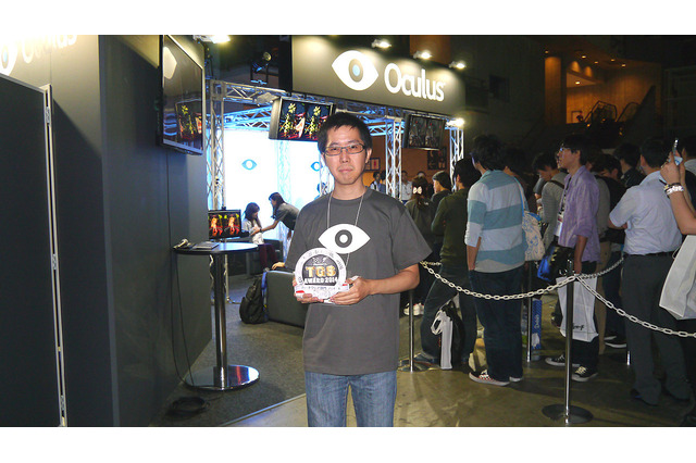 【TGS 2014】「TGS Award 2014」ハードウェア部門ノミネートのOculus Rift・・・「一度体験を」 画像
