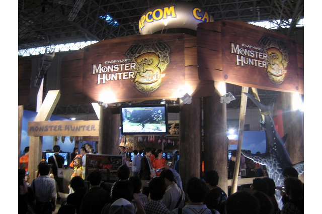 【TGS2008】『モンスターハンター3』『BIOHAZARD 5』に長い列！カプコンブース 画像