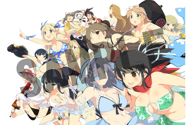 『閃乱カグラ ESTIVAL VERSUS』特製BOXイラスト完成版&限定版アニメ設定画公開、主題歌も決定 画像