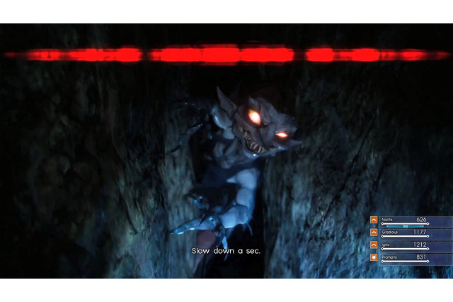 北米向け『FF15』体験版プレイ動画公開、不気味な暗い洞窟での戦闘シーンをチェック 画像