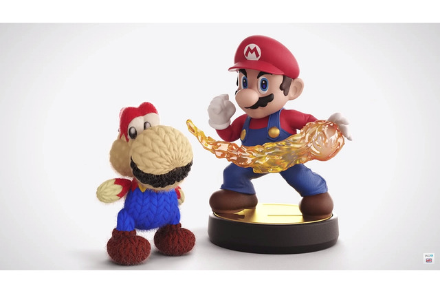 毛糸のヨッシーがマリオやリンク柄に！？『ヨッシー ウールワールド』欧州版amiibo紹介動画が公開 画像