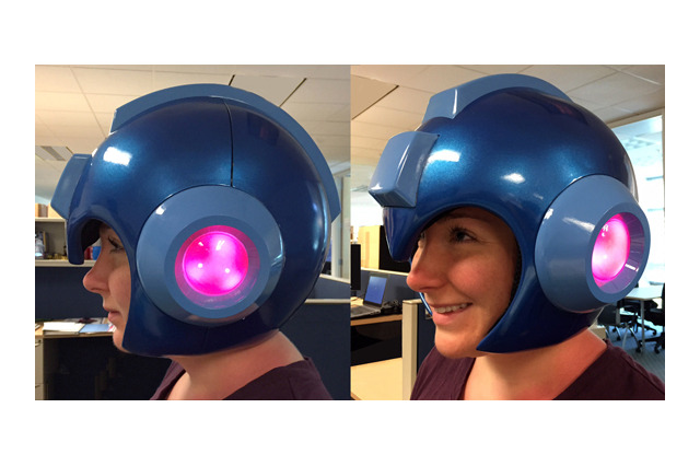 『ロックマン』の被れる公式ヘルメットレプリカが海外向けに発表!これであなたもロックマン 画像