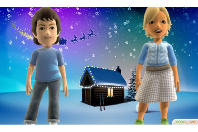 Xbox LIVEのアバターを使ってグリーティングカードを 画像