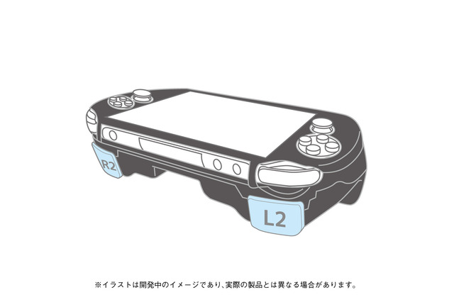PS Vitaに“L2/R2を追加する”アタッチメント、初期型版(PCH-1000)が今冬発売 画像