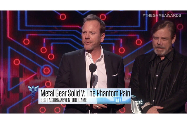 『MGS V: TPP』が「The Game Awards 2015」ベストアクション/アドベンチャーを受賞 ― 小島監督は登壇せず、その理由とは 画像