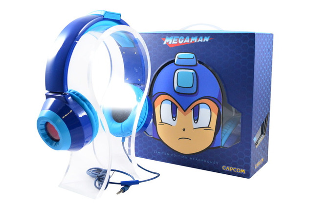 『ロックマン』公式ヘッドホンが海外で発売、青いヘルメットの耳部分を再現 画像