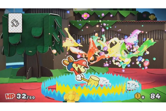 Wii U『ペーパーマリオ カラースプラッシュ』2016年発売！テーマは色 画像