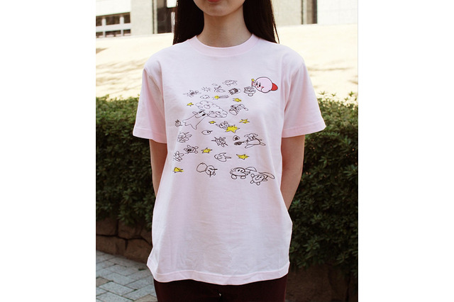 Amazon限定の「星のカービィ Tシャツ」第3弾が登場、“おえかきカービィ”が実にキュート 画像